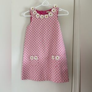 Mini Boden Girls Floral Pink Dress